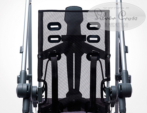 Эргономичная изогнутая поддержка сиденья коляски Silver Cross Reflex