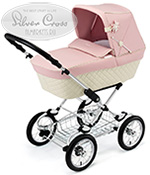 Детская прогулочная коляска-трансформер Silver-Cross Sleepover Elegance Vintage-Rose