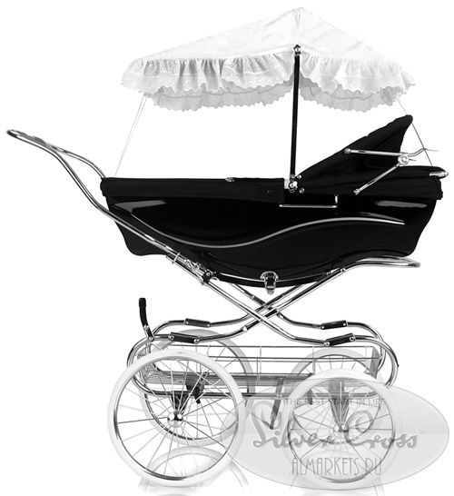 Коляска для новорожденных Silver Cross Kensington с зонтиком от солнца