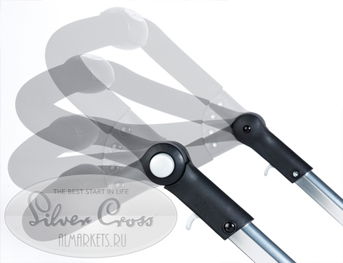 Положения ручки коляски-трансформер Silver Cross Sleepover Sport Linear 