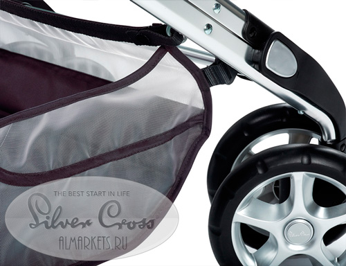 Корзина коляски-трансформер Silver Cross Sleepover Sport Linear
